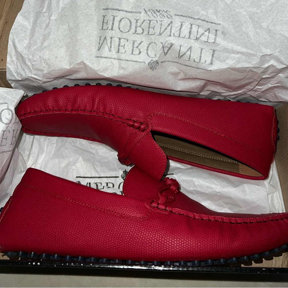 All red dress shoes, never worn